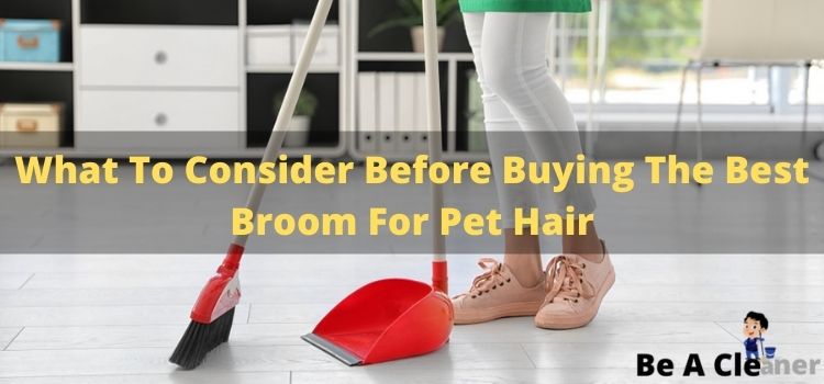 What To Consider Before Buying The Best Broom For Pet Hair