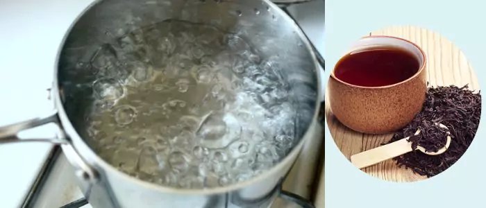 Black Tea and Boiling Water