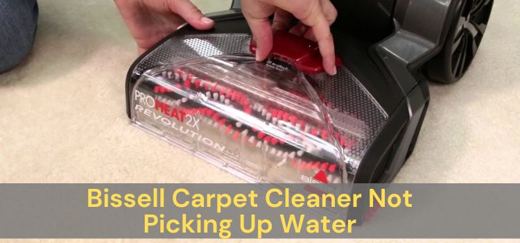 Bissell Carpet Cleaner Not Picking Up Water